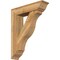 Ekena Millwork Funston Traditional Rough Sawn Bracket w/ Offset Brace, Western Red Cedar, 8"W x 32"D x 40"H BKT0806X32X40FST01RWR - alternate 1